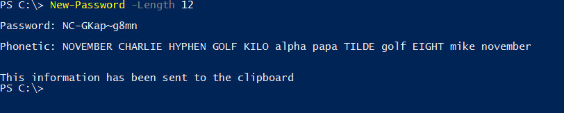 12 character password