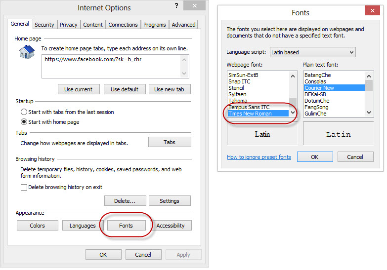 Internet time out problems